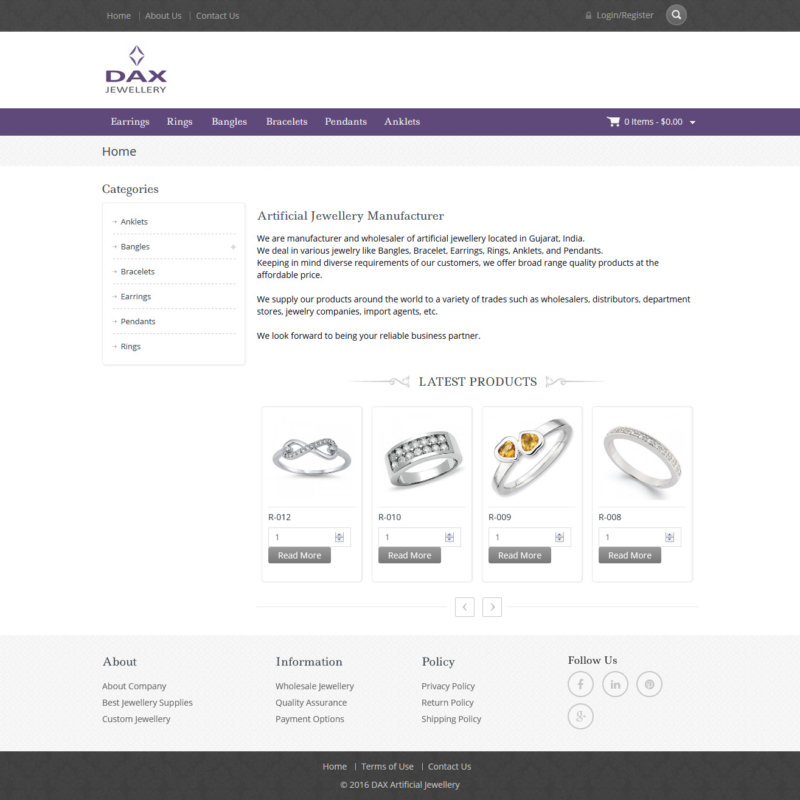 Dax Artificial Jewellery